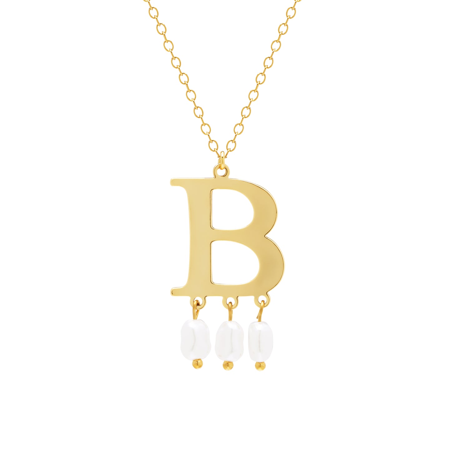Anne Boleyn 'B' Initial Necklace